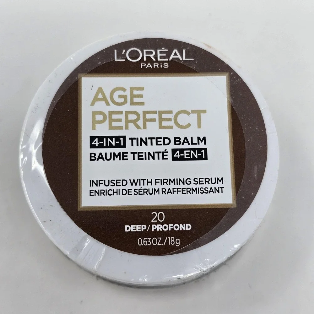 L'Oreal Age Perfect 4-in-1 Tinted Balm 20 Deep 0.63oz Firming Serum Face Makeup